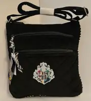Vera Bradley Harry Potter Triple Zip Hipster in Home to Hogwarts Black Corduroy