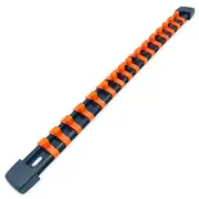 1/2 inch, 3/8 inch, and 1/4 inch Drive Socket Rail Holders Yellow Orange Gree...