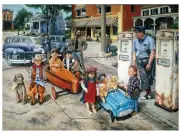 Jigsaw Puzzle 1000 Pieces | Large Puzzle Size 27*20 Inch | Children and Cars