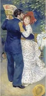 ARTICULOZY Giclee Print Rolled - Renoir - Country dance - 40x50 Inch Canvas Wall Decor Art Print
