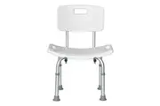 OZNALA Adjustable Height Medical Shower Chair Bathtub Anti-slip Bench Bath Seat Stool A