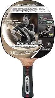 Donic Schildkröt Table Tennis Bat Waldner 1000 incl, Black/Red