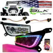 Polaris RZR LED Headlight Halo RGB XP Turbo 1000, 900, General (Chrome RGB Halo)