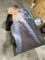 NOS Tim McGraw Bud Light cardboard stand-up display sign