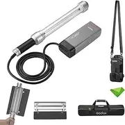 Godox AD-S200 Stick Flash Head CB57 Carry Bag for AD200 AD200Pro, 200Ws Speedlight Head CCT 5800K+200K, 360 Light Tube Design, Flash Monolight with Barndoor for Fashion, Wedding Photography