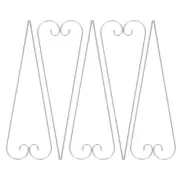10 Pcs Garden Flower Hook Mini Shepherds Hooks for Lanterns Bird Feeder Stand