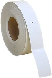 Gatuida 1 Roll Blank Clothing Tags for DIY Crafts Apparel Label Hangtags White for Hard Card Material for Retail Handmade Projects