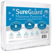 SureGuard California King Mattress Protector - 100% Waterproof, Hypoallergenic -