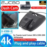 4K HD Wifi DVR Dash Cam Camera for Toyota Land Cruiser 200 LC200 J200 V8 Roraima