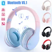 2025 NEW Wireless Bluetooth 5.1 Headphones Headset Over-Ear MIC Foldable Design