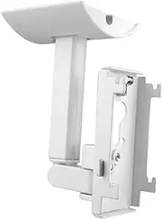 Frediuo Wall Bracket Mount Holder Modern Metal Easy Installation Wall Speaker Holder for Surround Speakers Living Room Studio, White