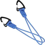 FOYTOKI 2pcs Hand Woven Polyester Tool Lanyard with Carabiner Durable Outdoor Cord for Camping Hiking and Everyday Use Strong Comfortable and Versatile Keychain