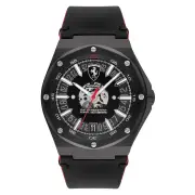 Scuderia Ferrari Aspire Black Leather Men's Watch - 830845