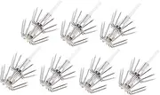 Strong Squid Fishing Hook Luminous Design Stainless Steel Umbrella Hook 7pcs Pack