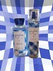 Bath and Body Works GINGHAM GIFT SET Shower Gel & Fragrance Peach Freesia Violet