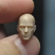 1:18 Handsome Monk Head Sculpt Carved For 3.75inch Male Action Figure Body Toys