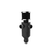 SAAS Oil Catch Can Baffle 2 X -12 AN Male Black Aluminium 500ml Capacity