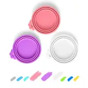 Pet Food Can Covers, Silicone Lids, BPA Free, Dishwasher Safe, Fit Most Stand...
