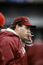 Head coach Bruce Arians Temple University Owls looks on from the s- Old Photo 1