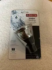 Delta Faucet Single-Spray Water Saving Shower Head, Chrome 75155 Brand New