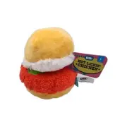 Bark Box Hot Lickin' Chicken Sandwich Plush Squeaky Crinkle Dog Toy Size Large