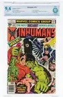 Inhumans #12 CBCS 9.6 Vs Incredible Hulk Marvel Comics 1977 Milgrom Cover cgc