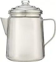 Reusable 12-Cup Camping Coffee Pot - Lightweight & Corrosion-Resistant Design