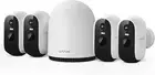 WUUK Outdoor Security Camera Wireless, 4-Cams Kit, 2K Home Security System with