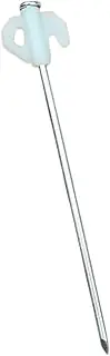 Tent Pegs - Luminous Fixing Ground Pegs for Tent | Steel Nails with Hole and Hook 60 Degrees Windproof Function for Canopies Fishing Umbrellas Camp Use