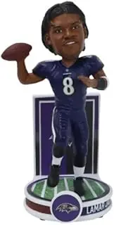 FOCO Lamar Jackson (Baltimore Ravens) Banner Series NFL Bobblehead