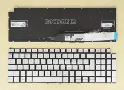 New For DELL Latitude 3510 Keyboard Backlit Nordic ND no frame Silver