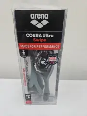 ARENA Unisex Cobra Ultra Swipe Racing Swim Goggles BLACK