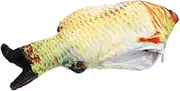 DINHEAROM Dorable Electric Fish Toy Plush Fish Doll for Cats Stuffed Animal Toy Function Mental Stimulation for Your Pet