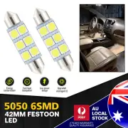 FOR FORD EA EB ED EF EL AU BA BF FALCON XR6 TURBO XR8 42mm LED INTERIOR GLOBE X6