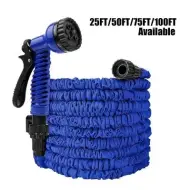 Magic Hose Stronger Deluxe Expandable Flexible Garden Hose Water Hose 25Ft Blue