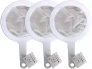 kitchen ultra-fine nylon mesh strainer i set of 3 - 100 + 200 + 400 mesh