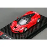 DMH 1:64 FERRARI LAFERRARI 標準紅+國旗拉花 限量 99 PCS 樹脂