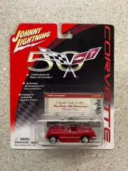 Johnny Lightning 50 Years of Corvette Red 1954 Corvette Diecast New