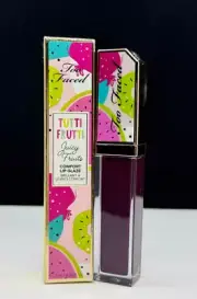 Too Faced Tutti Frutti Comport #Who Gives A Fig? Lip Glaze ~0.24 oz / 7 ml , NIB