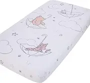 Disney Winnie The Pooh - Classic Pooh - Ivory, Tan & White Photo Op Fitted Crib Sheet, Tan, White, Grey, 28x52x8 Inch (Pack of 1)