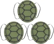 Toddmomy 3pcs Halloween Cosplay Costume, EVA Shell Props Turtle Shell Backpack Cosplay Props for Halloween Dress Up Accessories