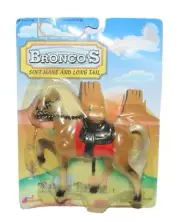 Vintage Bronco's Horse Tan Brown Soft Mane & Tail Toy Concepts 4+