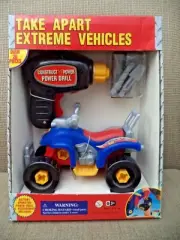 TAKE APART EXTREME VEHICLES 20+ PCS & DRILL *NEW*