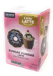 The Original Donut Shop Sundae Fundae One Step Latte, 10 Keurig K-Cup