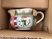 Plaltzgraff Holliday Magic Gravy Boat with Saucer