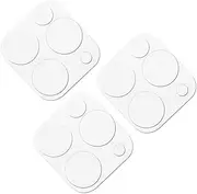 HEATSHAKING 3pcs Transparent Cellphone Lens Scratch-resistant Fingerprint Protective Films Lens Protectors to Prevent Scratches and Bumps