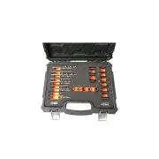 SP Tools 25Pcs Screw Extractor Set - Drill Bit Stud Drilling Guide Pins