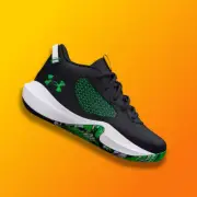 Under Armour Shoes Lockdown Kids Shoes 3025618-005 Size: 3 Black