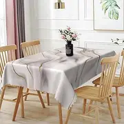 TTQYFNM 54x108inches Marble Rectangle Tablecloth Modern Ink Painting Gold Line Abstract Art Marble Texture Table Cloth Oil Proof Wipeable Table Cover for Dining Room Indoor Outdoor Party Picnic Patio