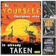 Kalegarth 16 Motivational Posters for Classroom- Educational & Inspirational Wall Art Decor with Quotes- Creative Chalkboard Designs for Home, Office, Students, School Counselors - Teacher Decorations